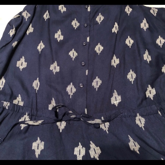 Mudpie Navy Ikat Romper - GUC - Picture 2 of 3